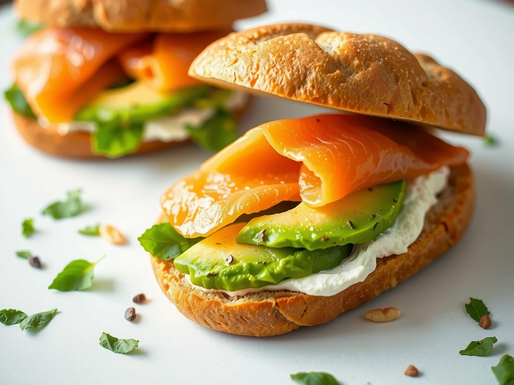 Cloud Bread Sandwich